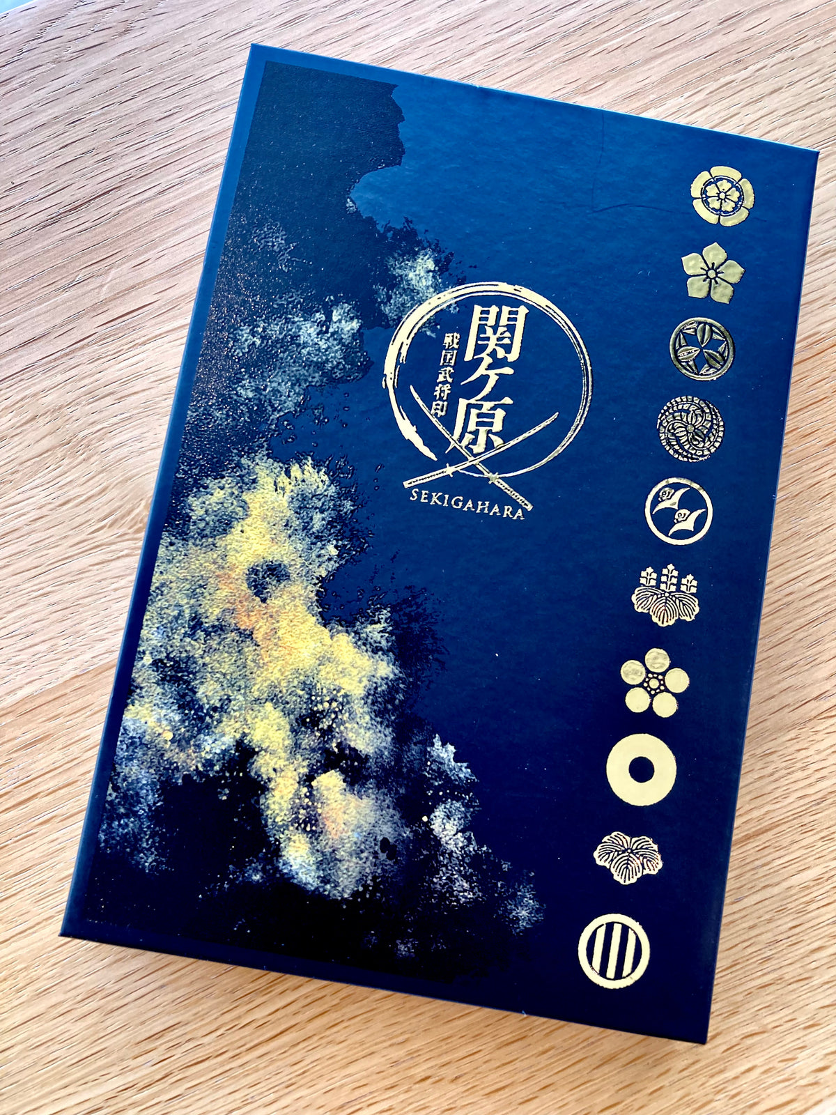 関ケ原戦国武将印帳(箔押)