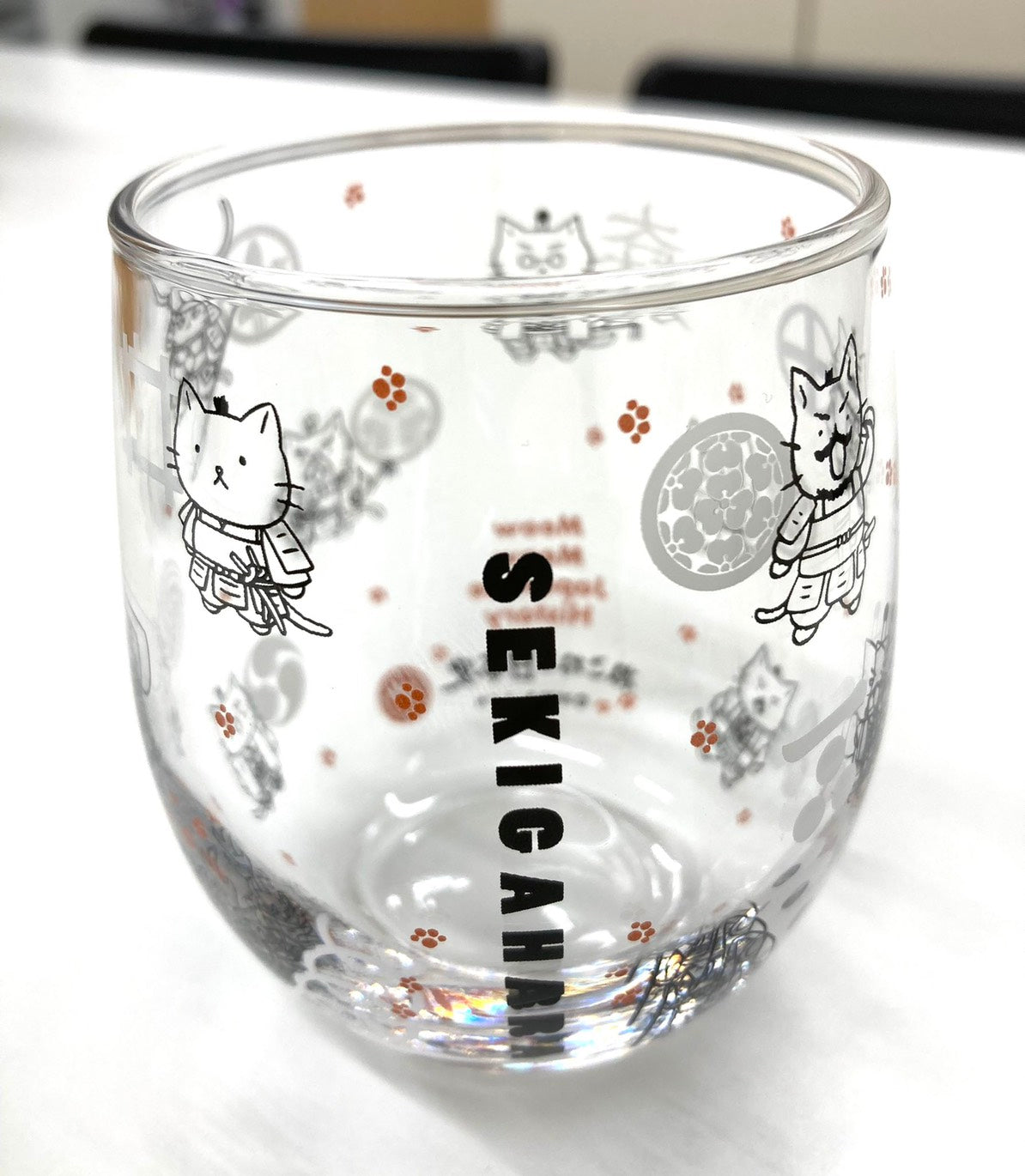 ねこねこ日本史 ガラスコップ